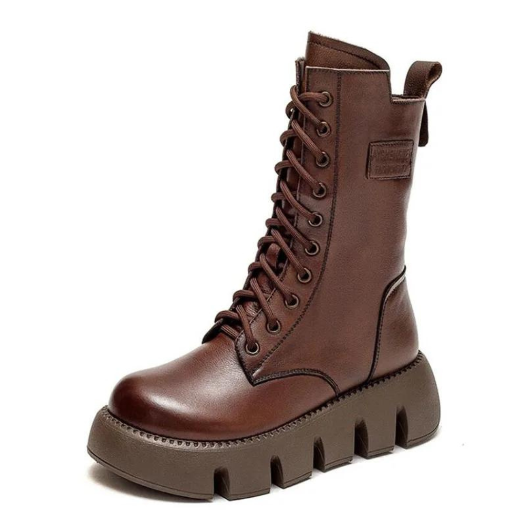 Modeline | Bottes en Cuir Ultra Confortables & Chaudes